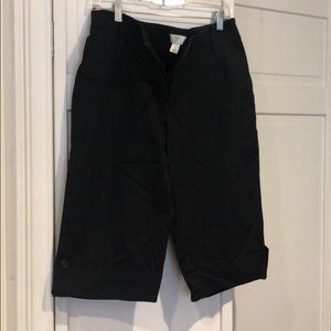 Black Bermuda shorts